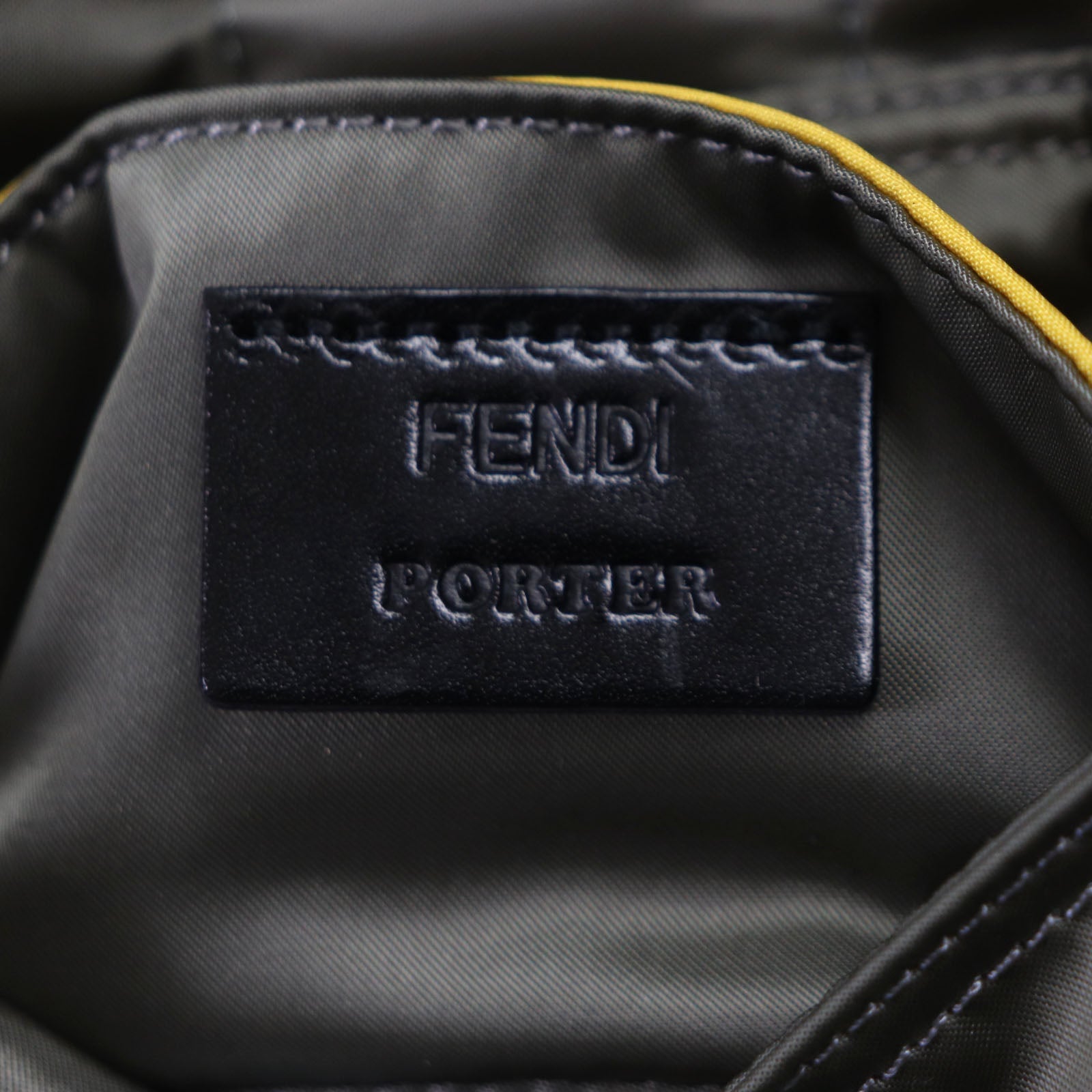 FENDI Sling bag 7AS138 Main: Nylon, Part: Leather Gray type Bucket Mini Phone Case mens Used