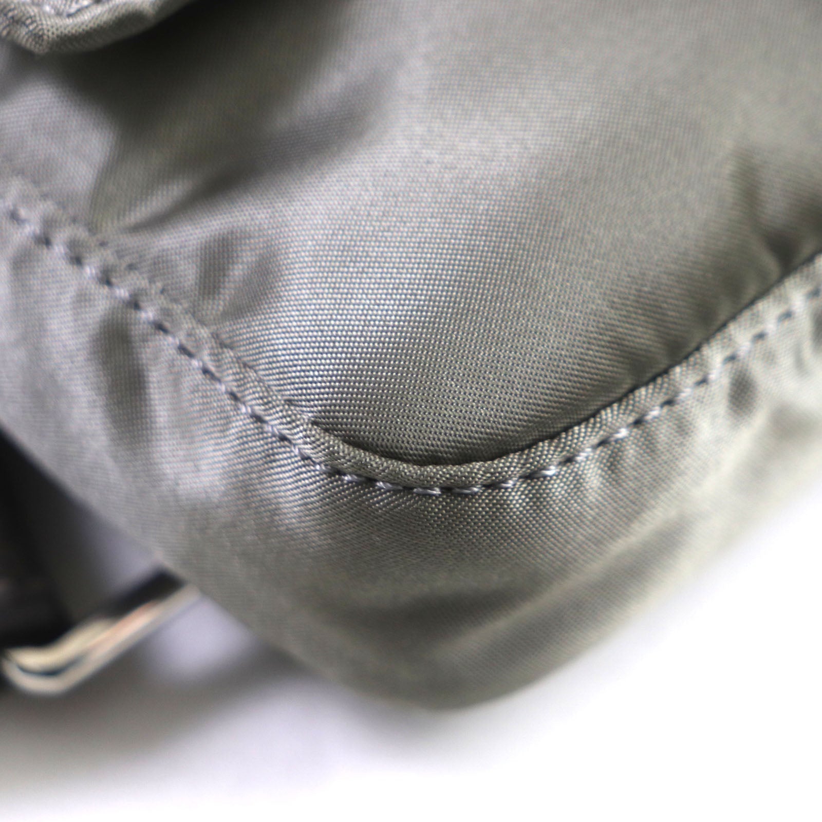 FENDI Sling bag 7AS138 Main: Nylon, Part: Leather Gray type Bucket Mini Phone Case mens Used