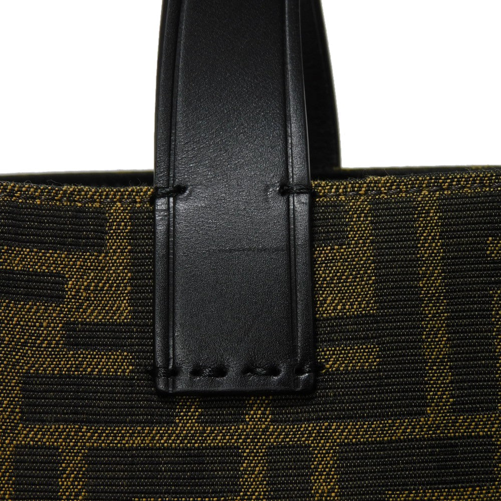 FENDI Tote Bag 8BH357 AR1X F1NPJ canvas khaki logo 2WAY Fragment Pokemon Dragonite Sunshine Tote mens Used