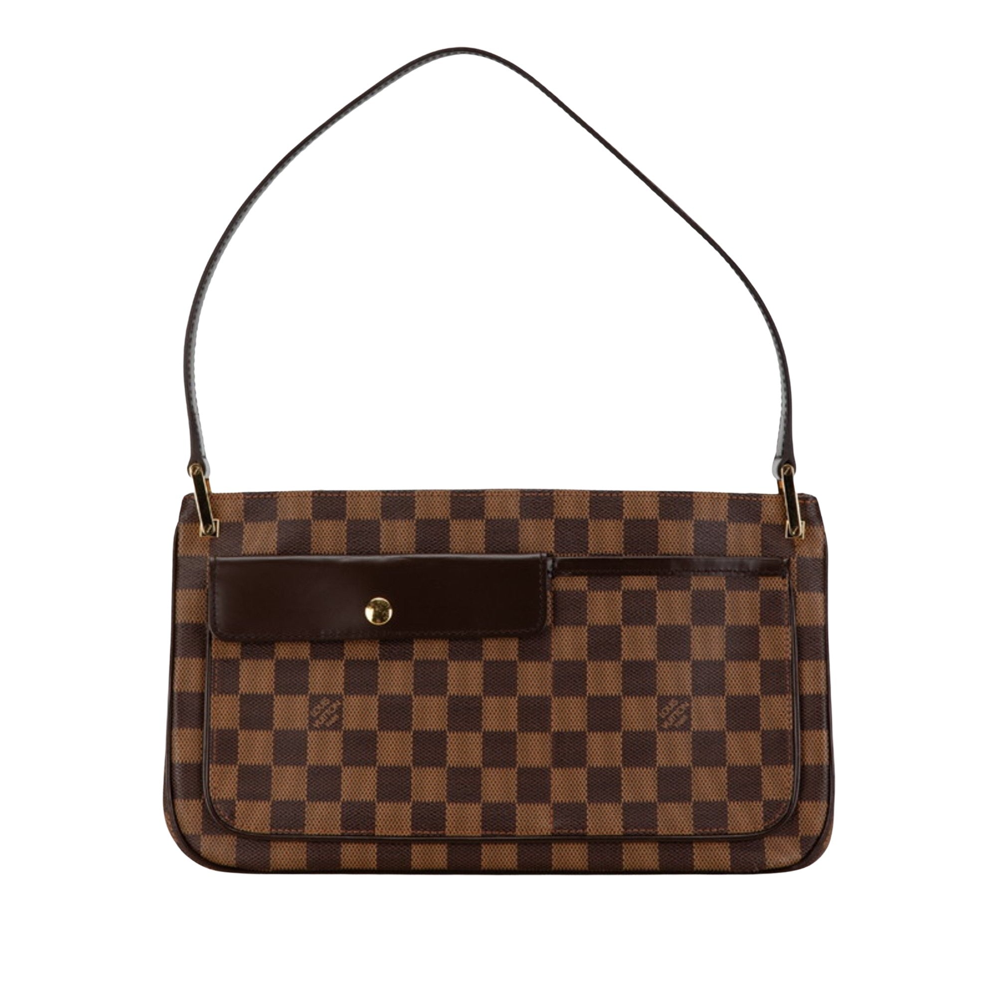 Louis Vuitton Aubagne Canvas Shoulder Bag ()