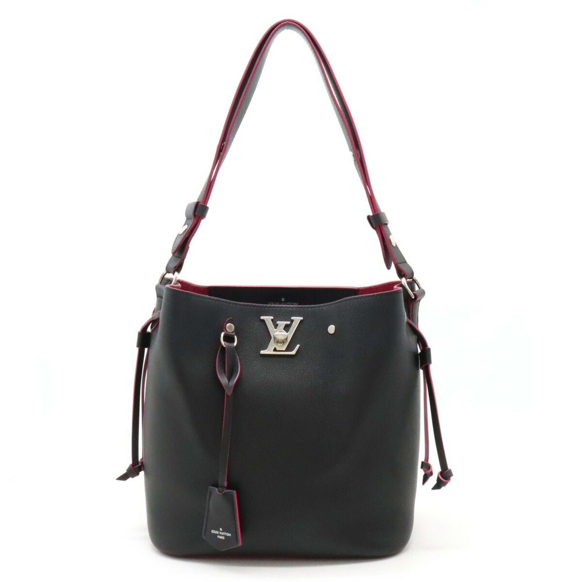 Louis Vuitton Lockme Bucket Leather Shoulder Bag ()