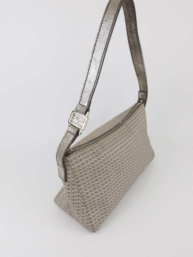 Vintage Fendi Zucca Mini FF Shoulder Bag