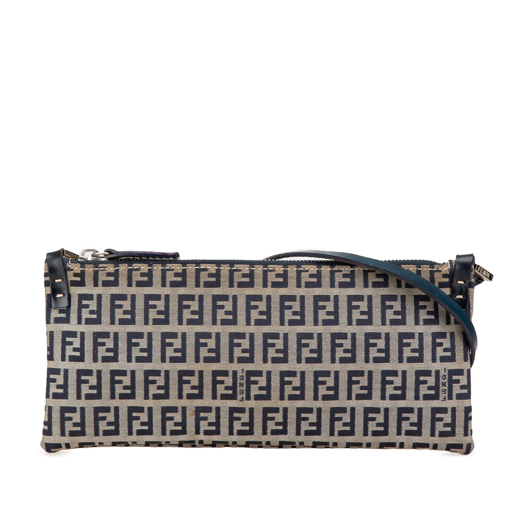 Gray Fendi Zucchino Canvas Crossbody