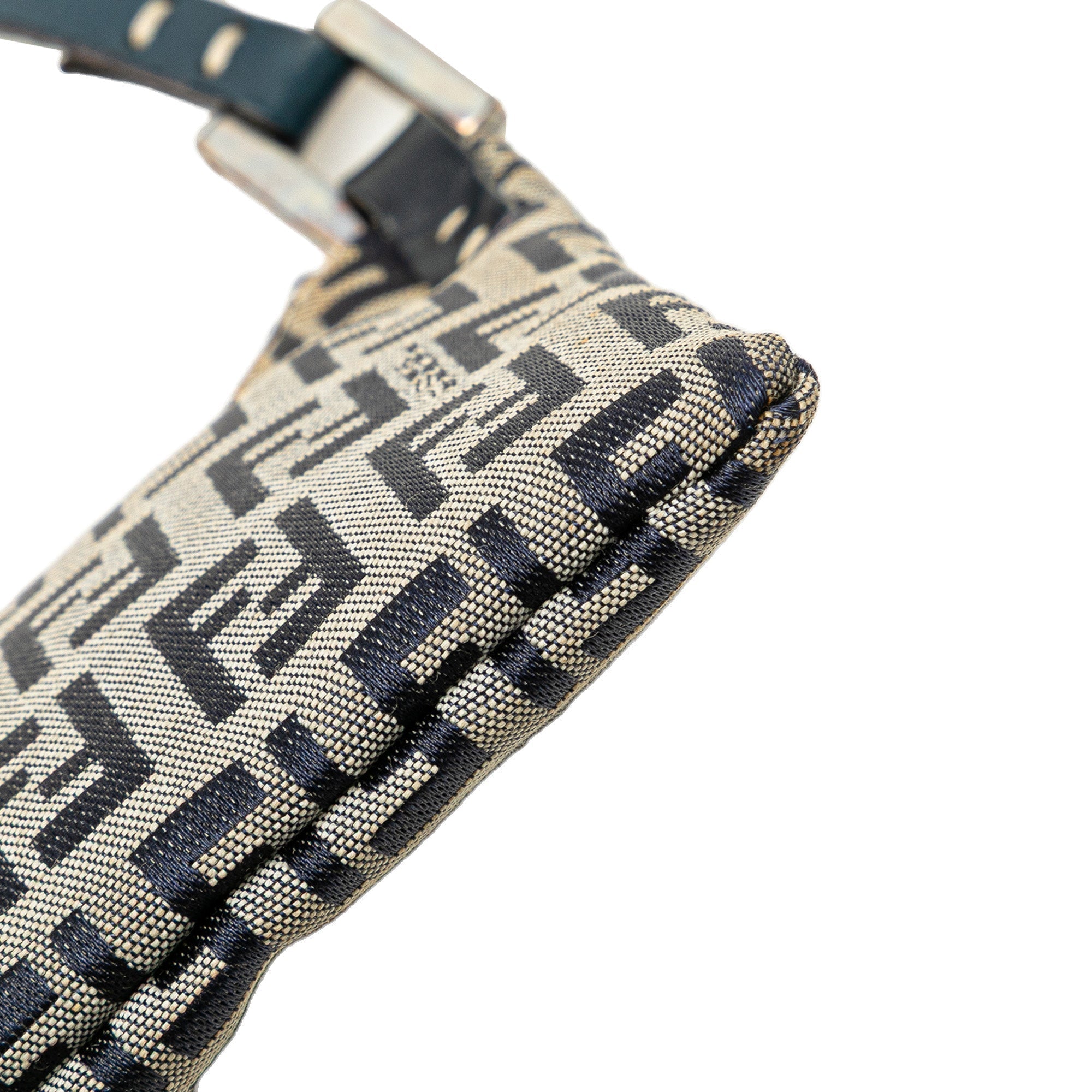 Gray Fendi Zucchino Canvas Crossbody