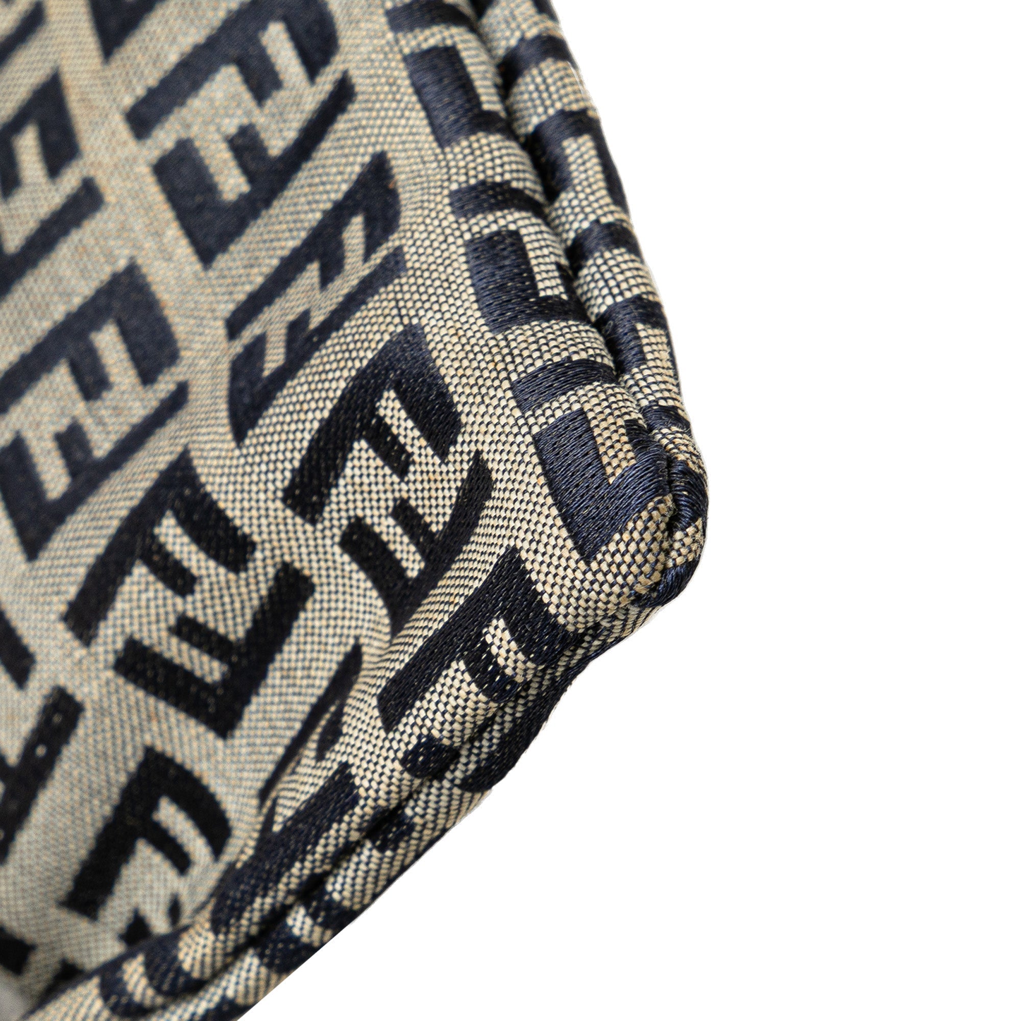 Gray Fendi Zucchino Canvas Crossbody