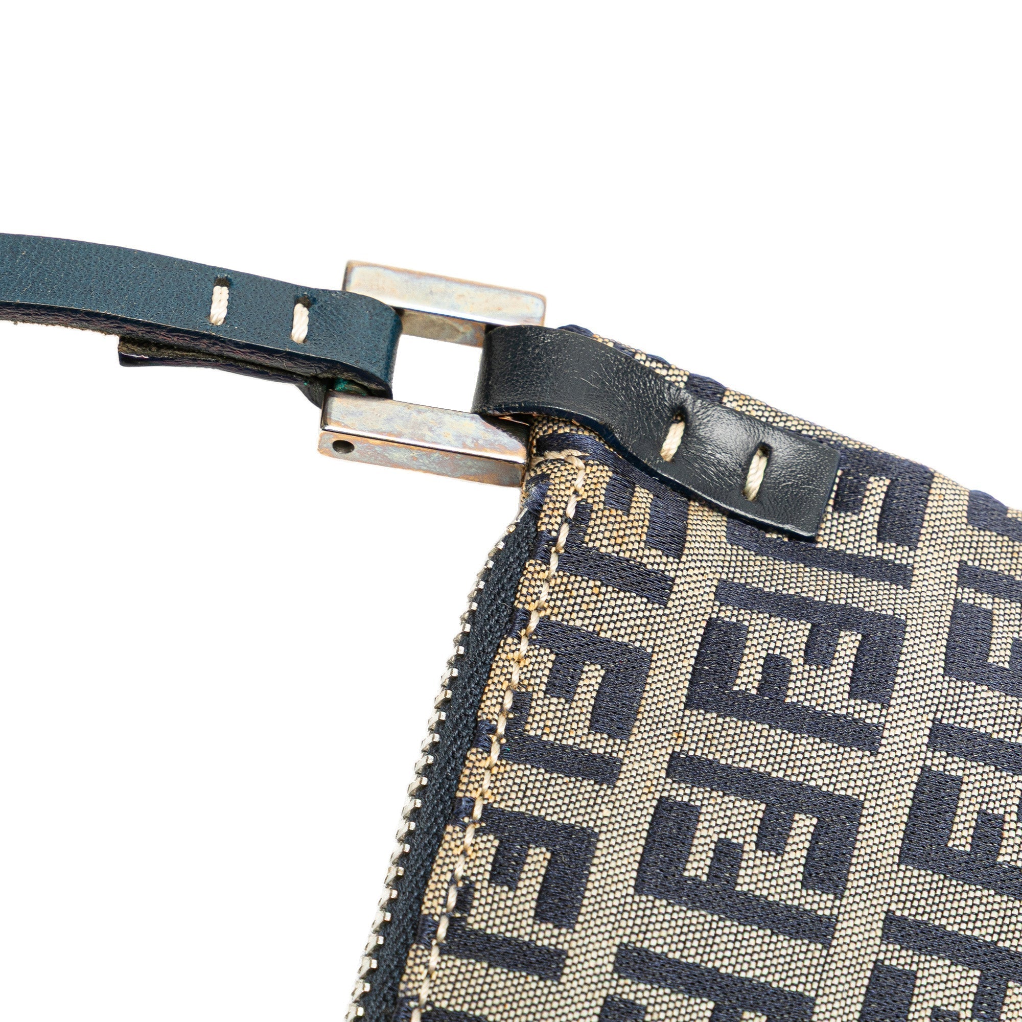 Gray Fendi Zucchino Canvas Crossbody