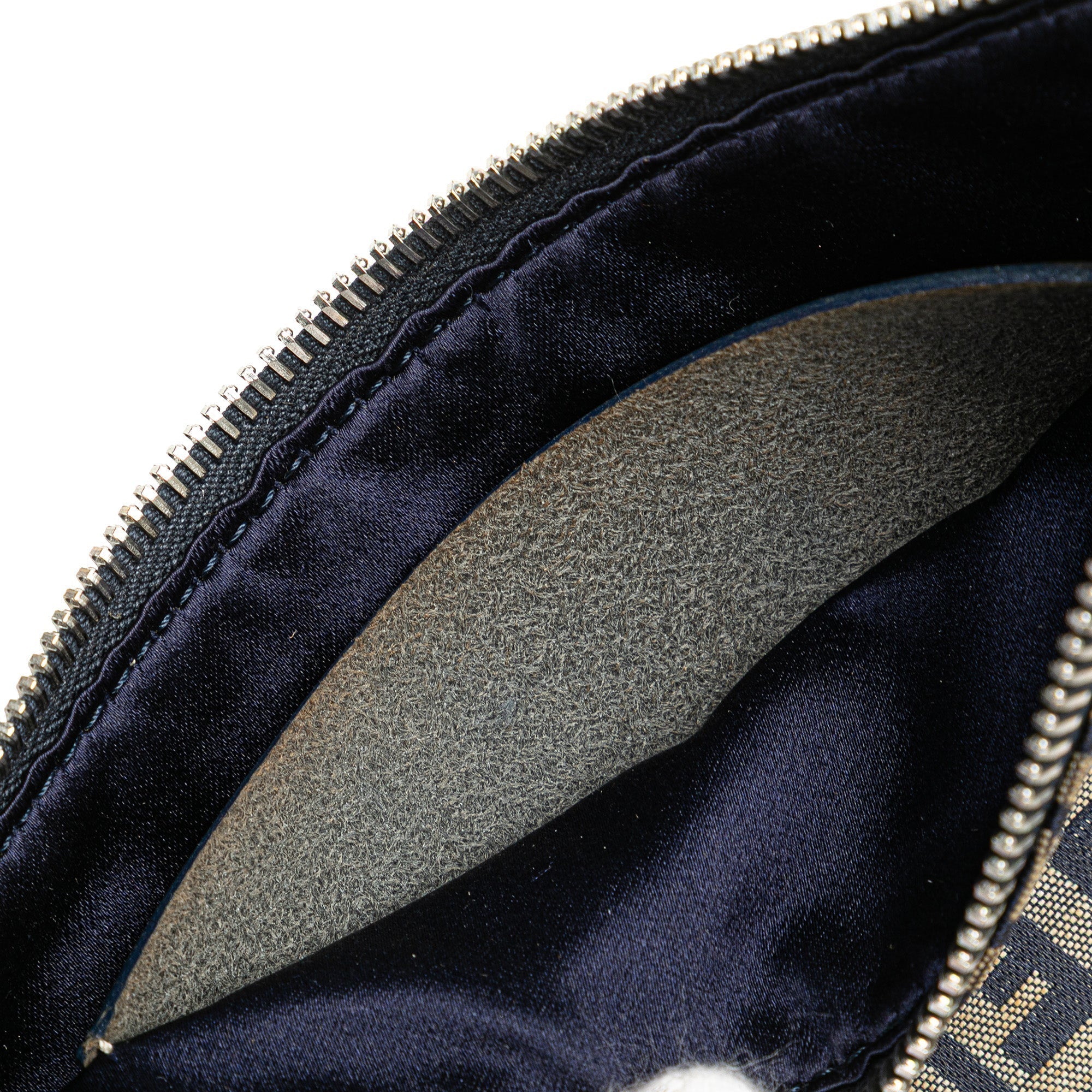 Gray Fendi Zucchino Canvas Crossbody