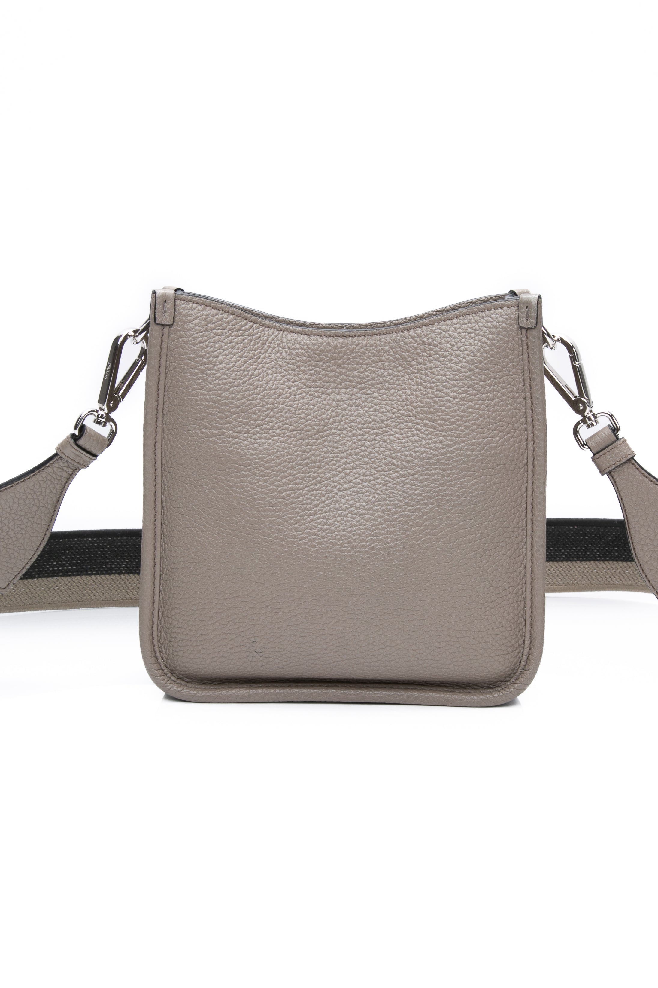 PRADA Grey Leather Mini Shoulder/Crossbody Bag (New)