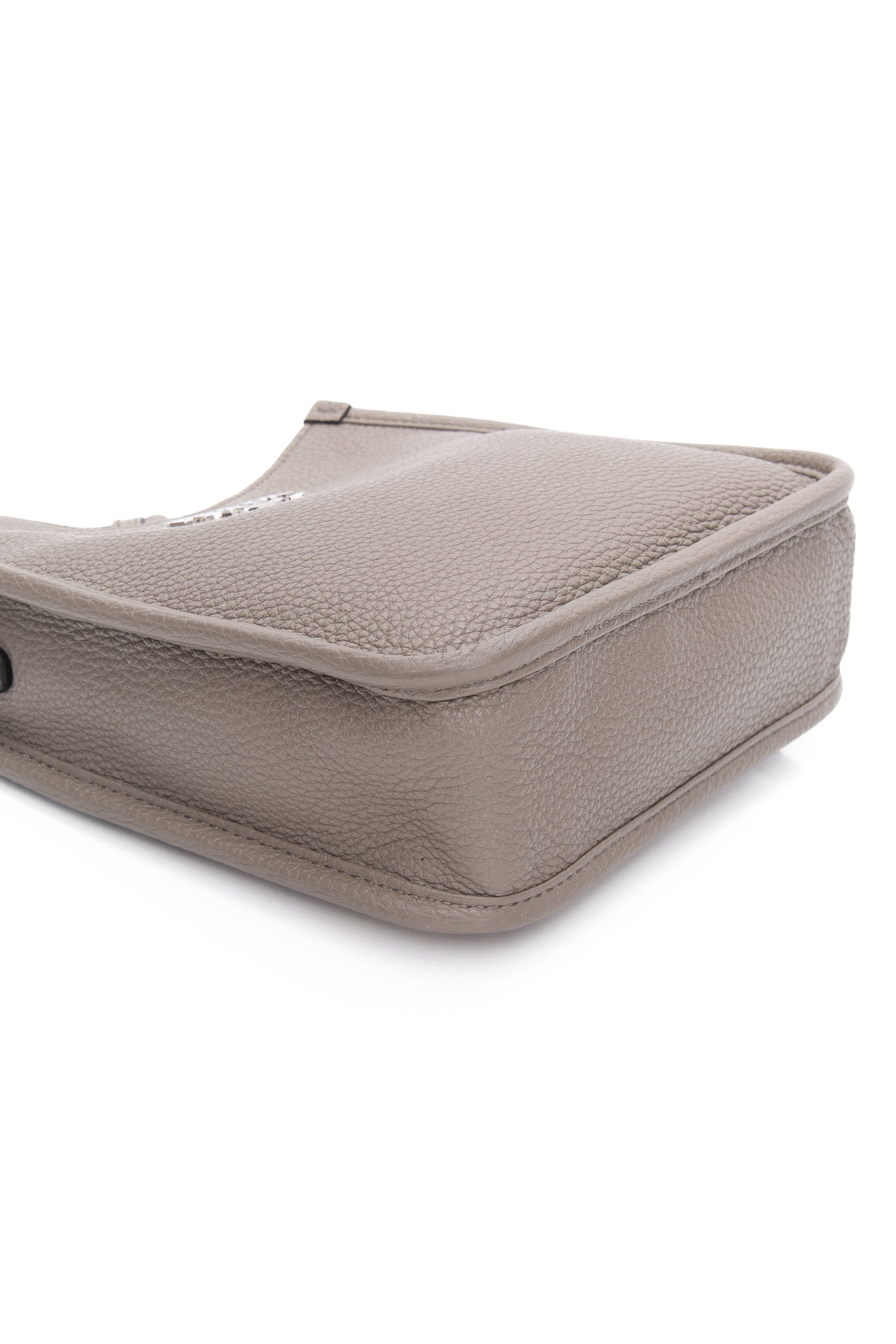 PRADA Grey Leather Mini Shoulder/Crossbody Bag (New)