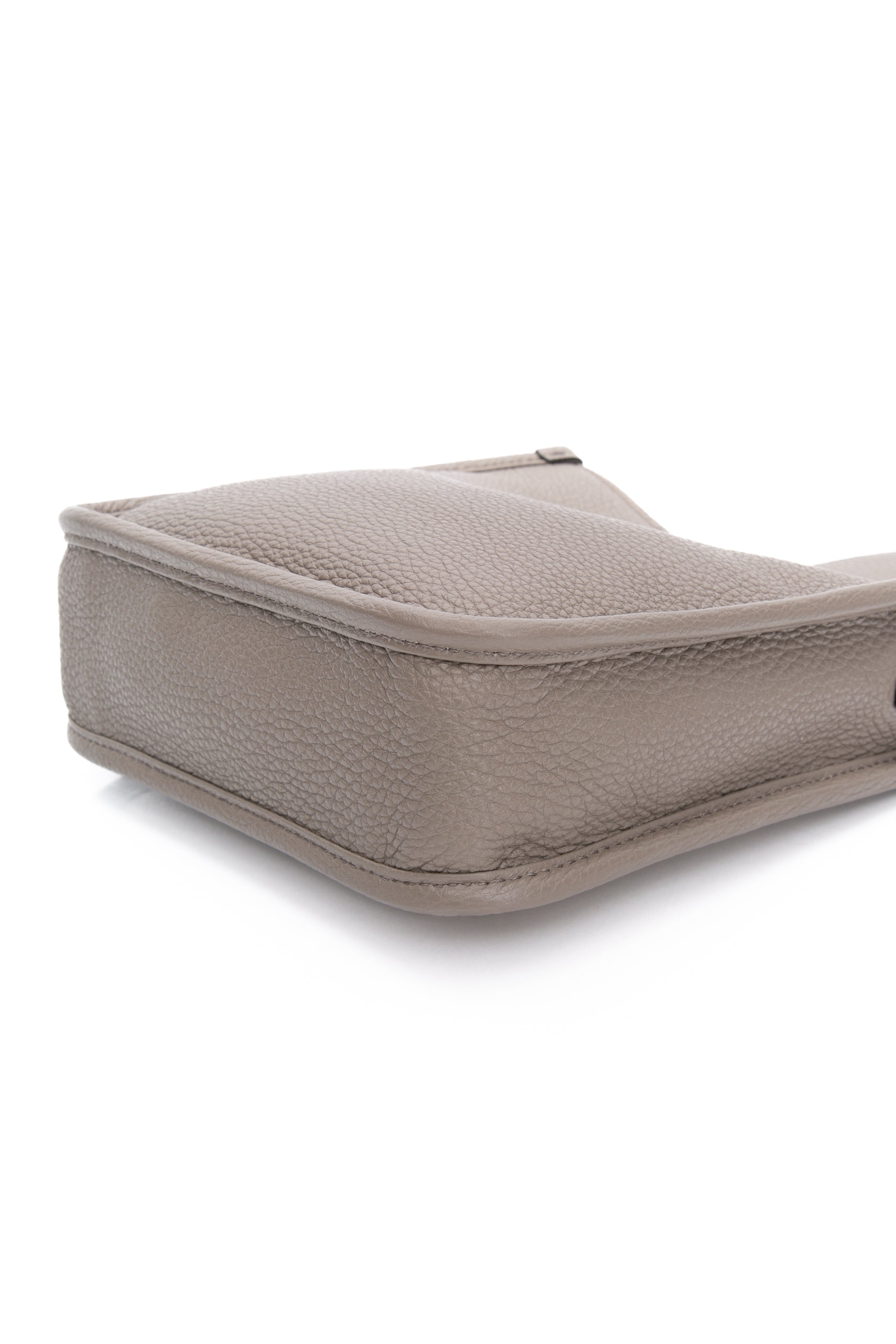 PRADA Grey Leather Mini Shoulder/Crossbody Bag (New)