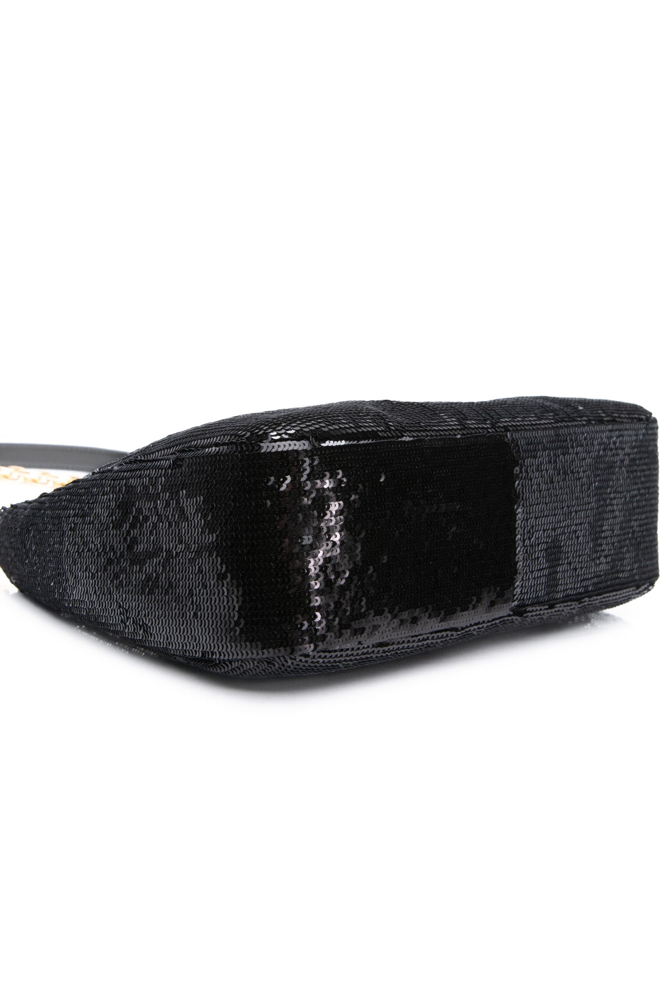 PRADA Black Nero Sequin Pouch Paillettes Shoulder/Crossbody Bag (New)