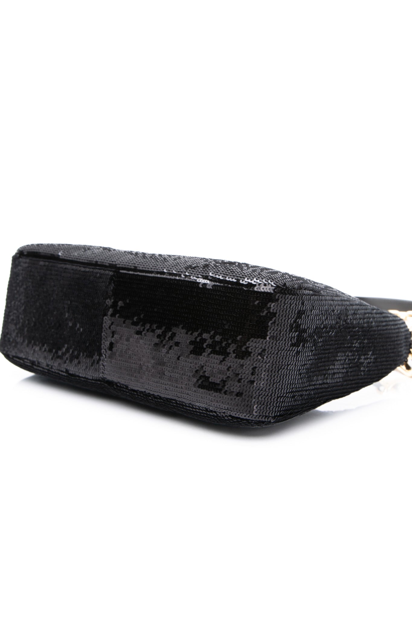 PRADA Black Nero Sequin Pouch Paillettes Shoulder/Crossbody Bag (New)