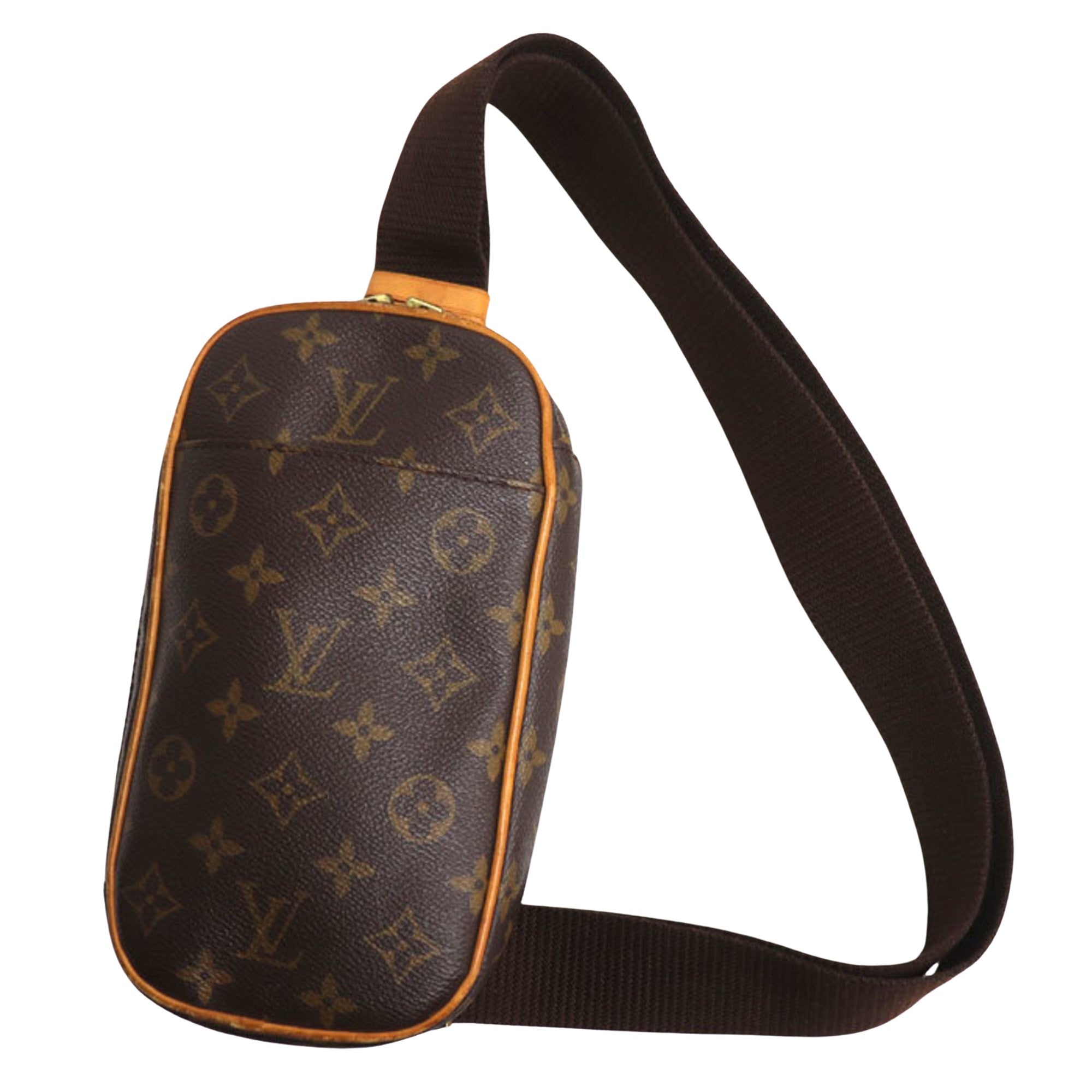 Louis Vuitton Pochette Gange Canvas Shoulder Bag ()