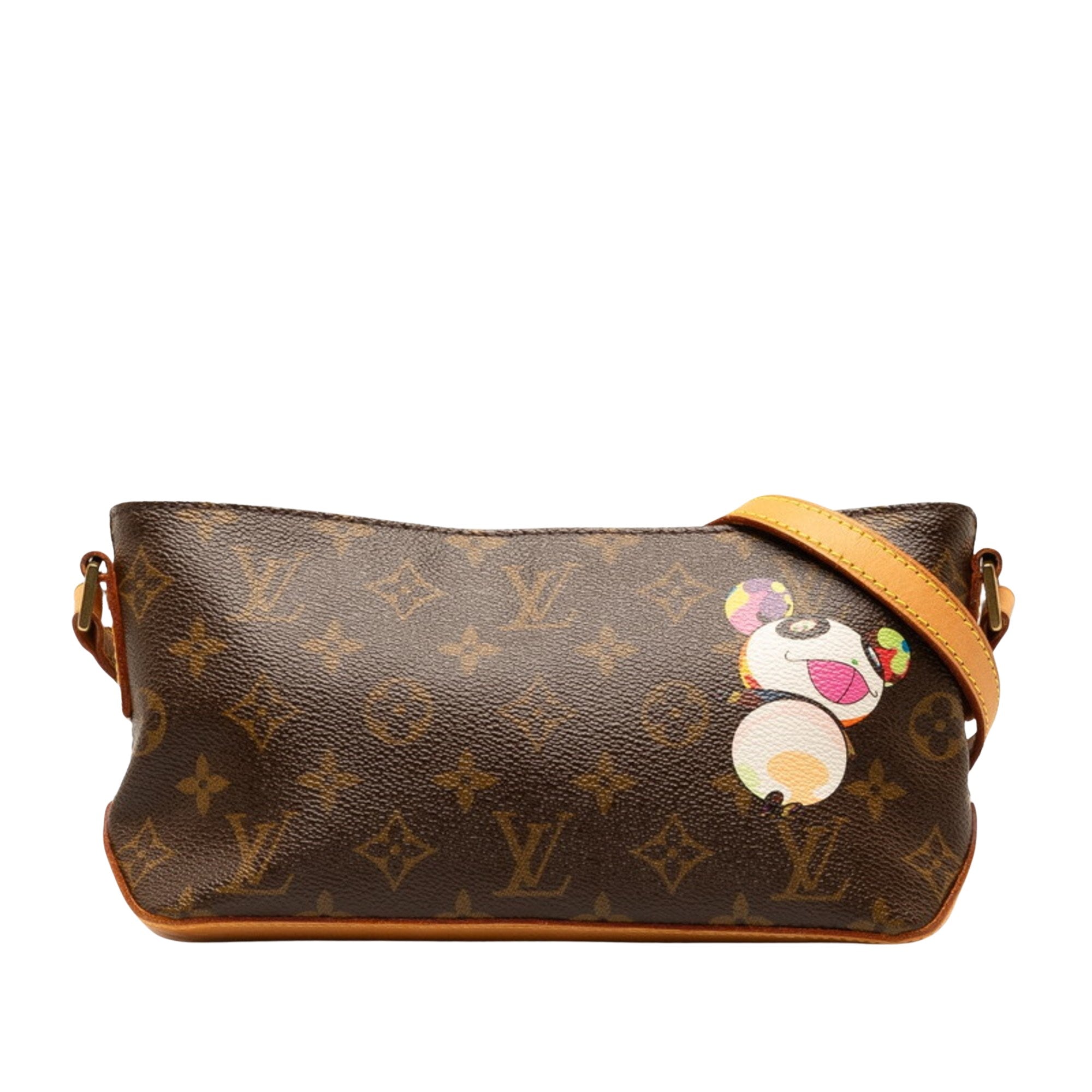Louis Vuitton Trotteur Canvas Shoulder Bag ()