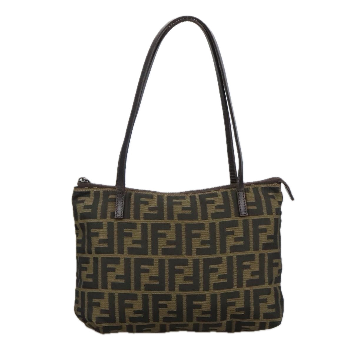 Fendi Roll Bag Brown Canvas Tote Bag ()