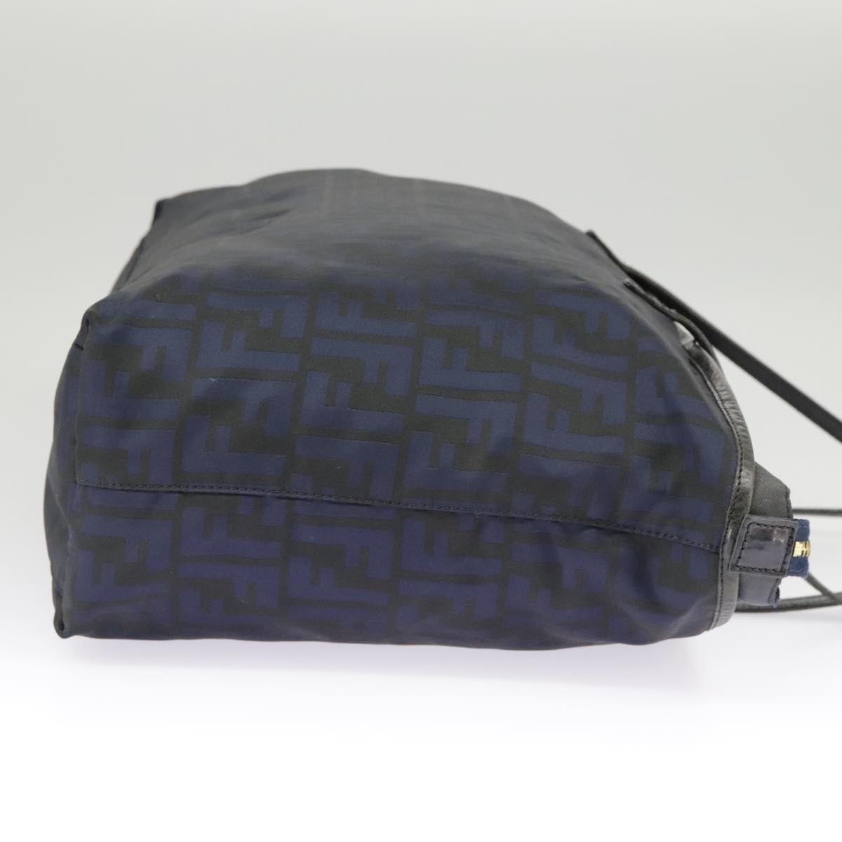 Fendi Navy Canvas Tote Bag ()