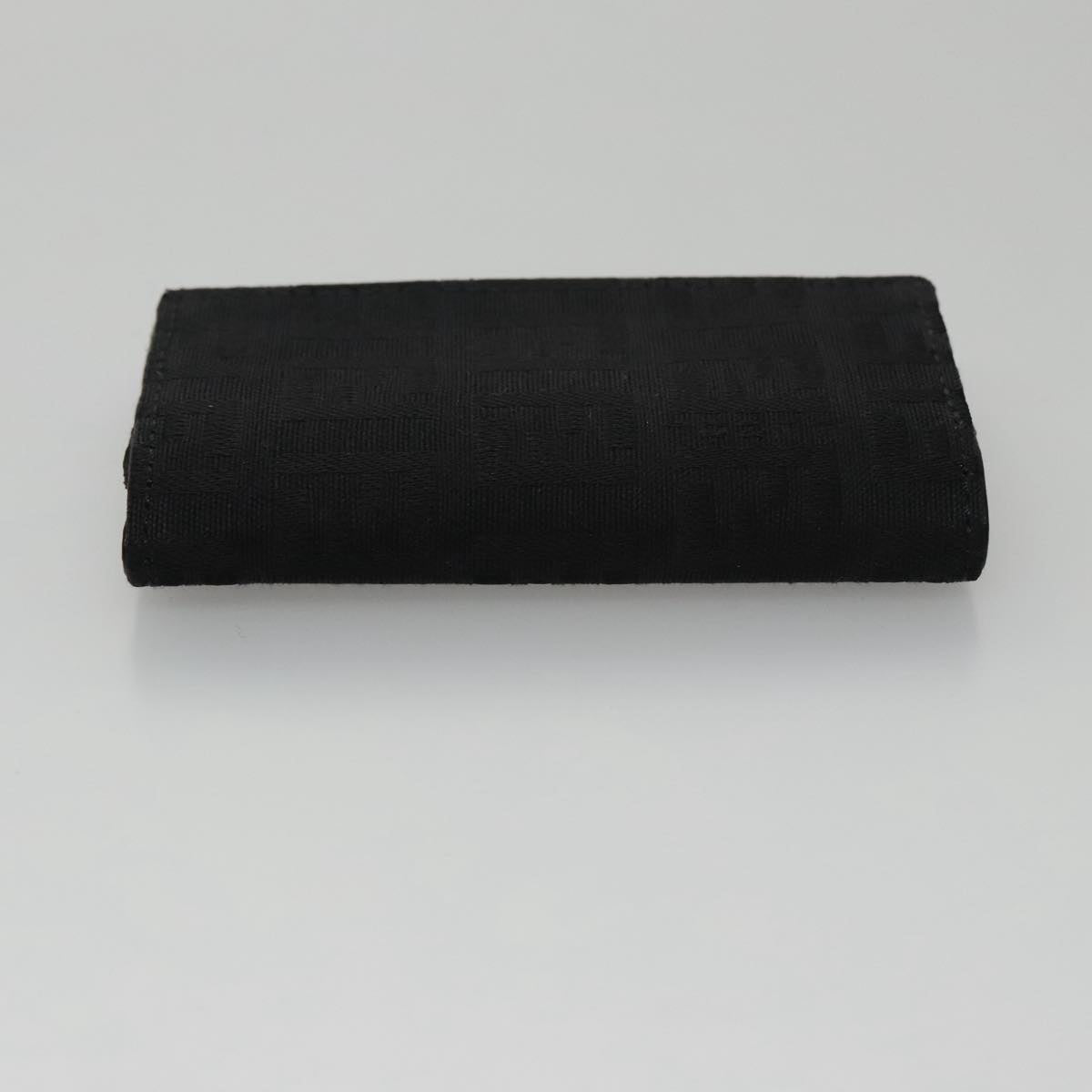 Fendi Zucchino Black Canvas Wallet ()