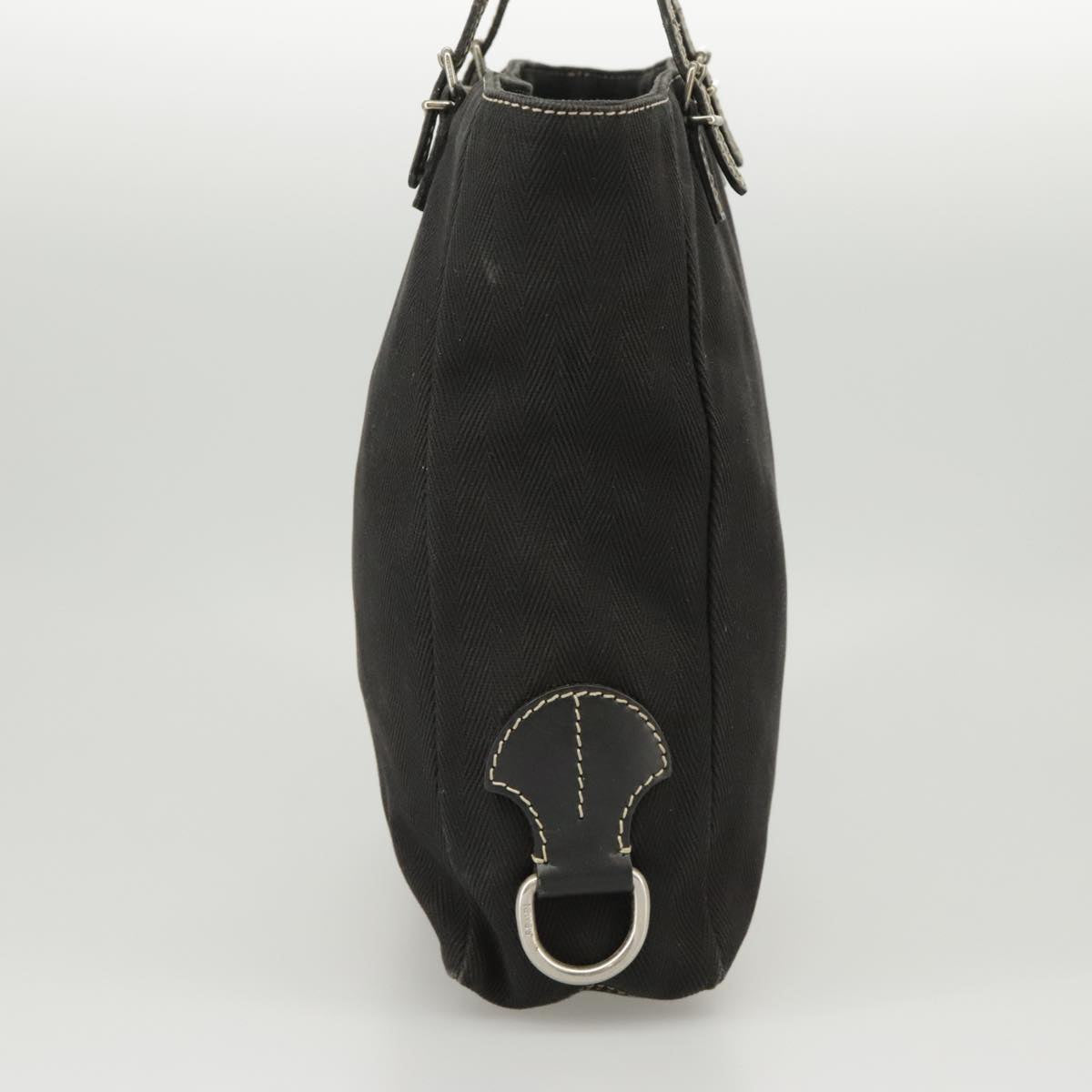 Fendi Black Canvas Tote Bag ()
