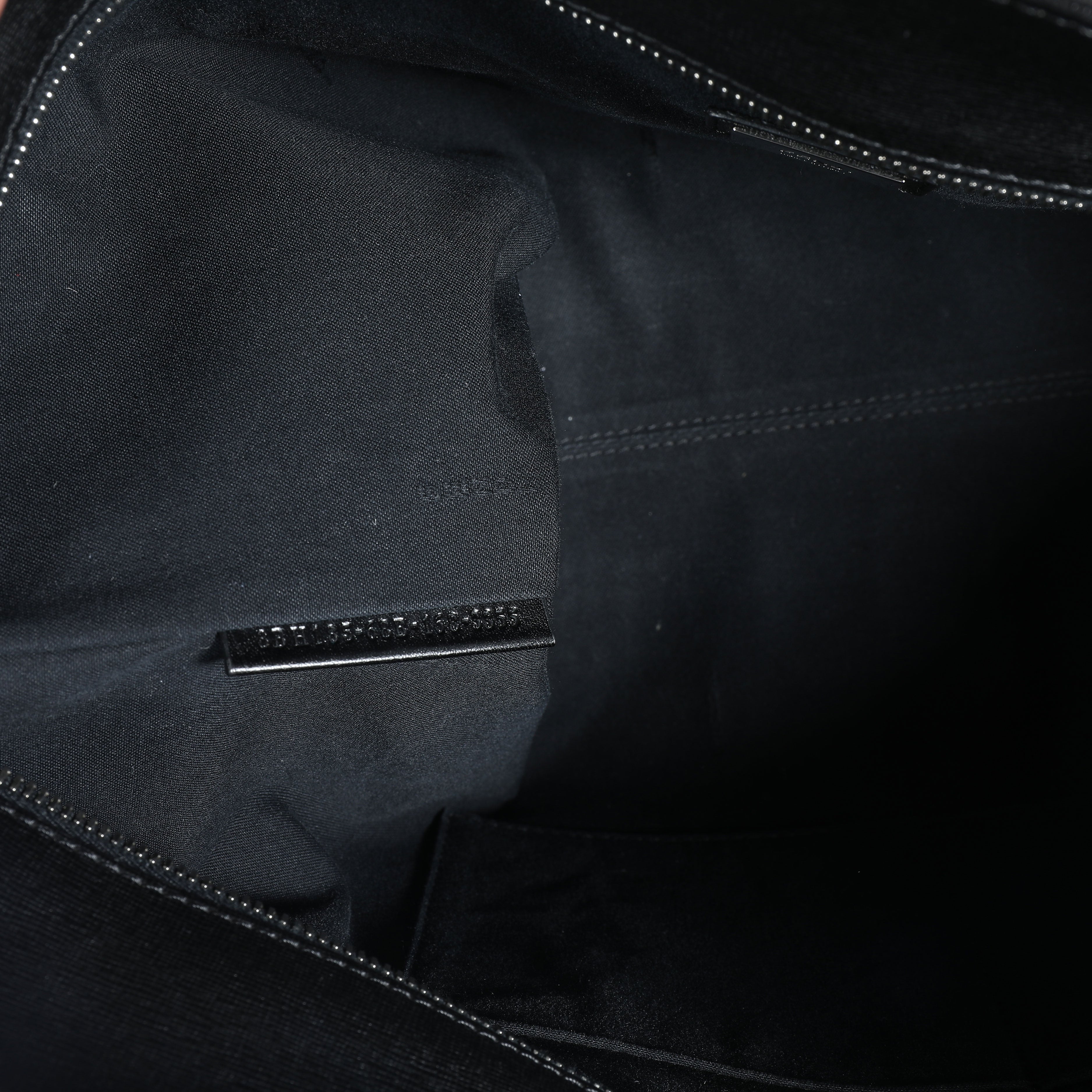 Fendi Blue Vitello Elite Leather Monster Roll Tote