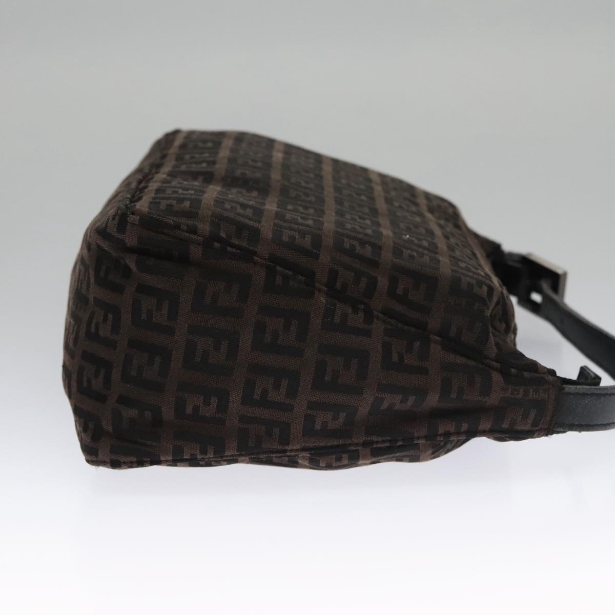 Fendi Zucchino Brown Canvas Handbag ()