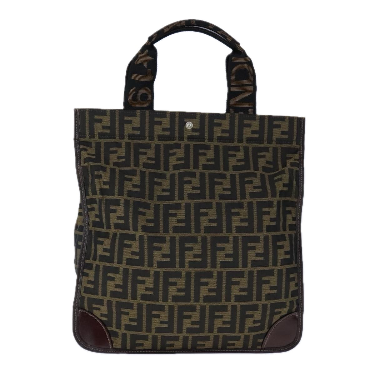 Fendi Zucca Brown Canvas Tote Bag ()