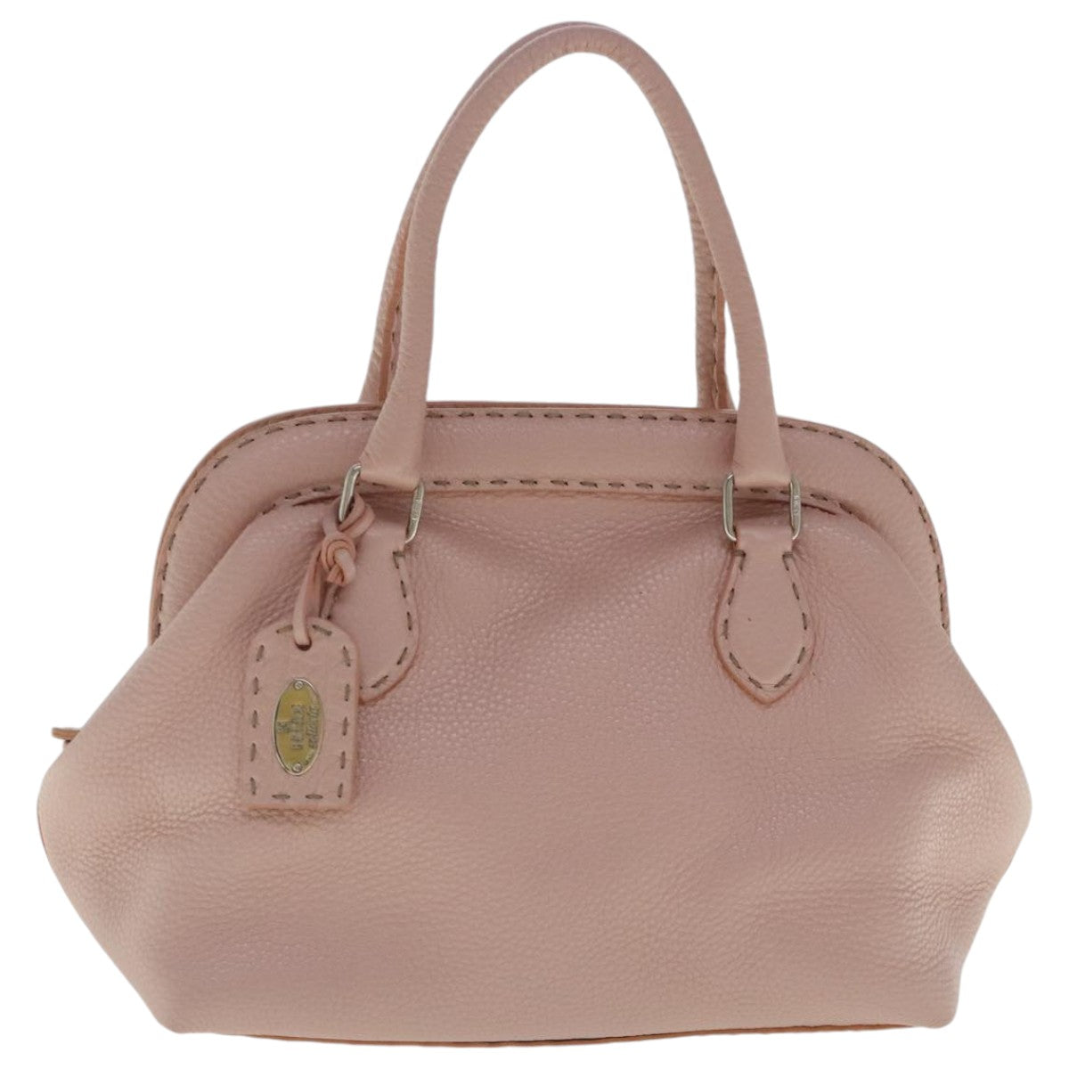 Fendi Selleria Pink Leather Handbag ()