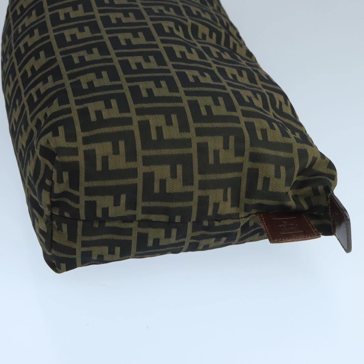 Fendi Zucca Brown Canvas Clutch Bag ()