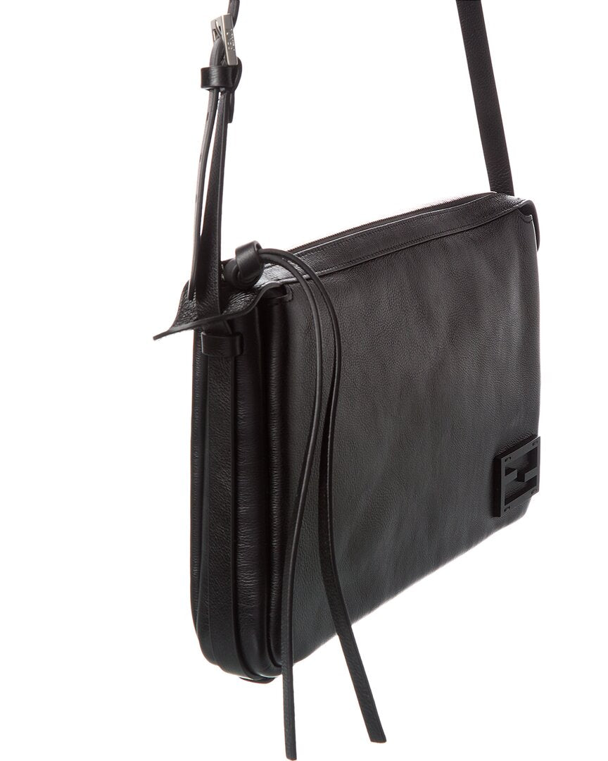 Fendi Simply Fendi Medium Leather Shoulder Bag