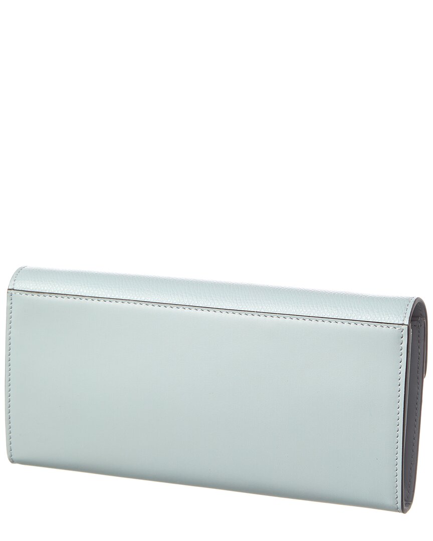 Fendi Ff Diamonds Leather Wallet On Chain