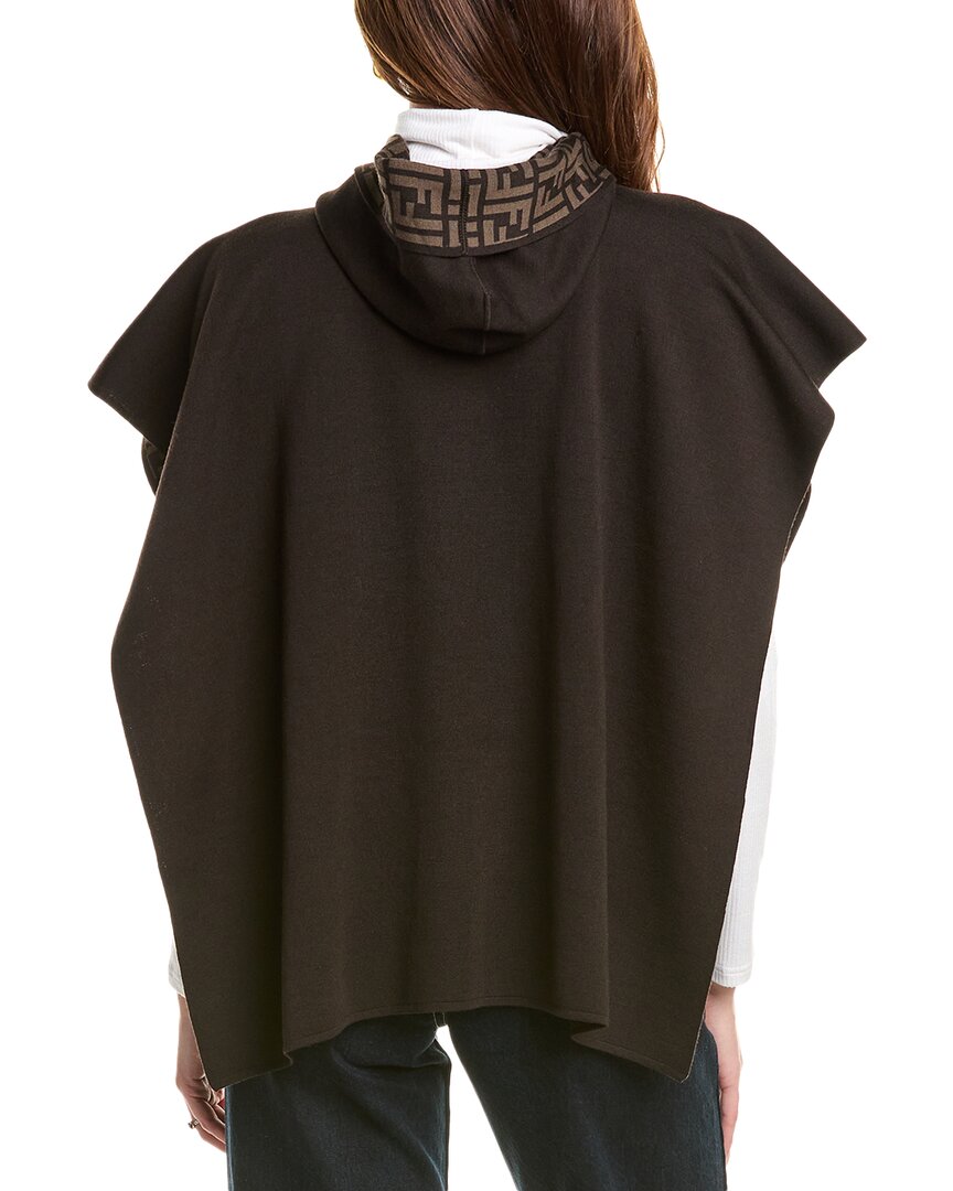 Fendi Wool-Blend Poncho