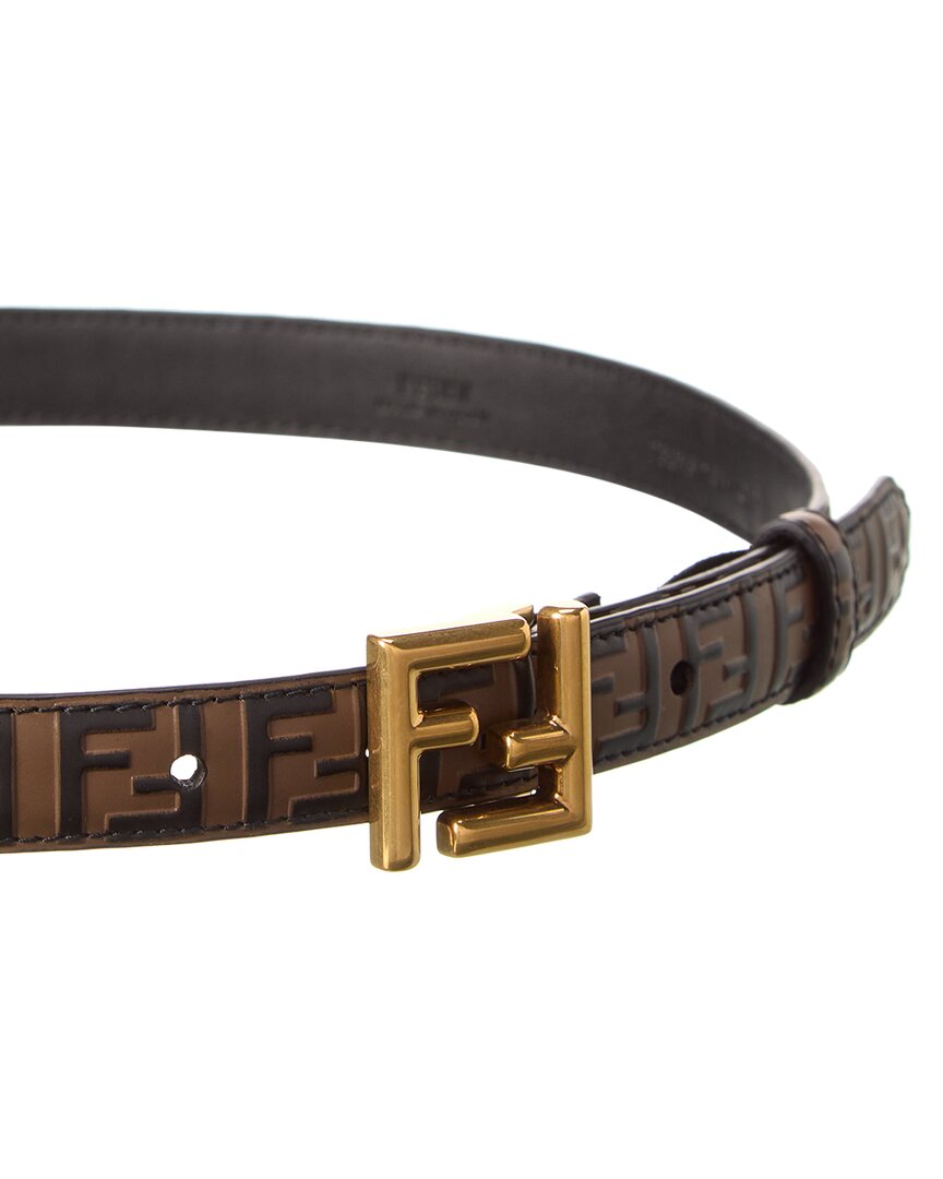Fendi Ff Buckle Leather Belt