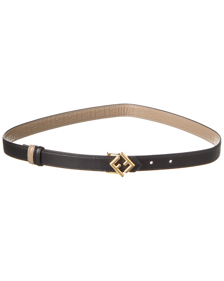 Fendi Ff Diamonds Reversible Leather Belt