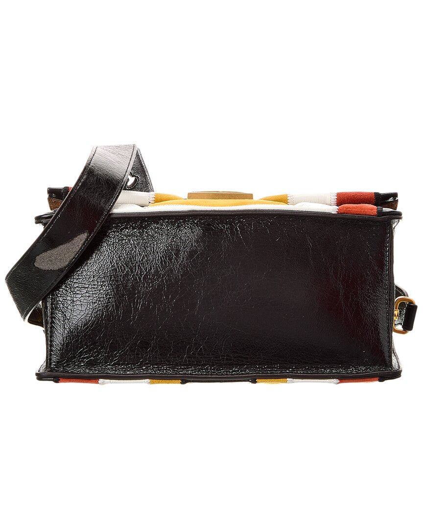 Fendi Kan U Leather & Suede Shoulder Bag ( )