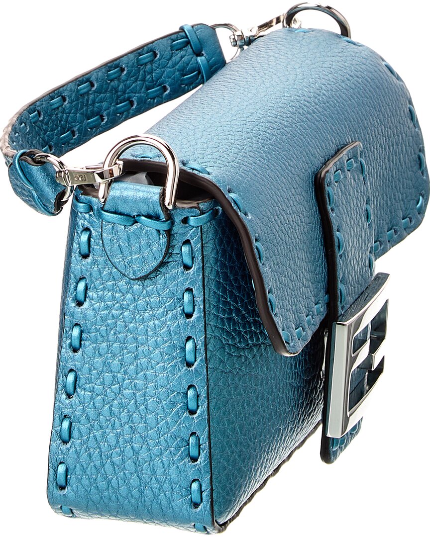 Fendi Baguette Mini Leather Shoulder Bag