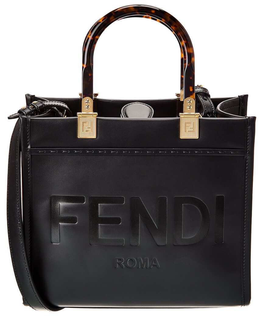 Fendi Sunshine Small Leather Tote