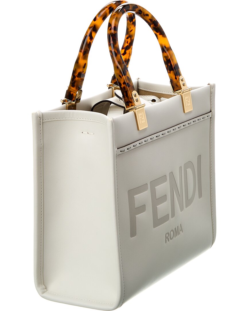 Fendi Sunshine Small Leather Tote