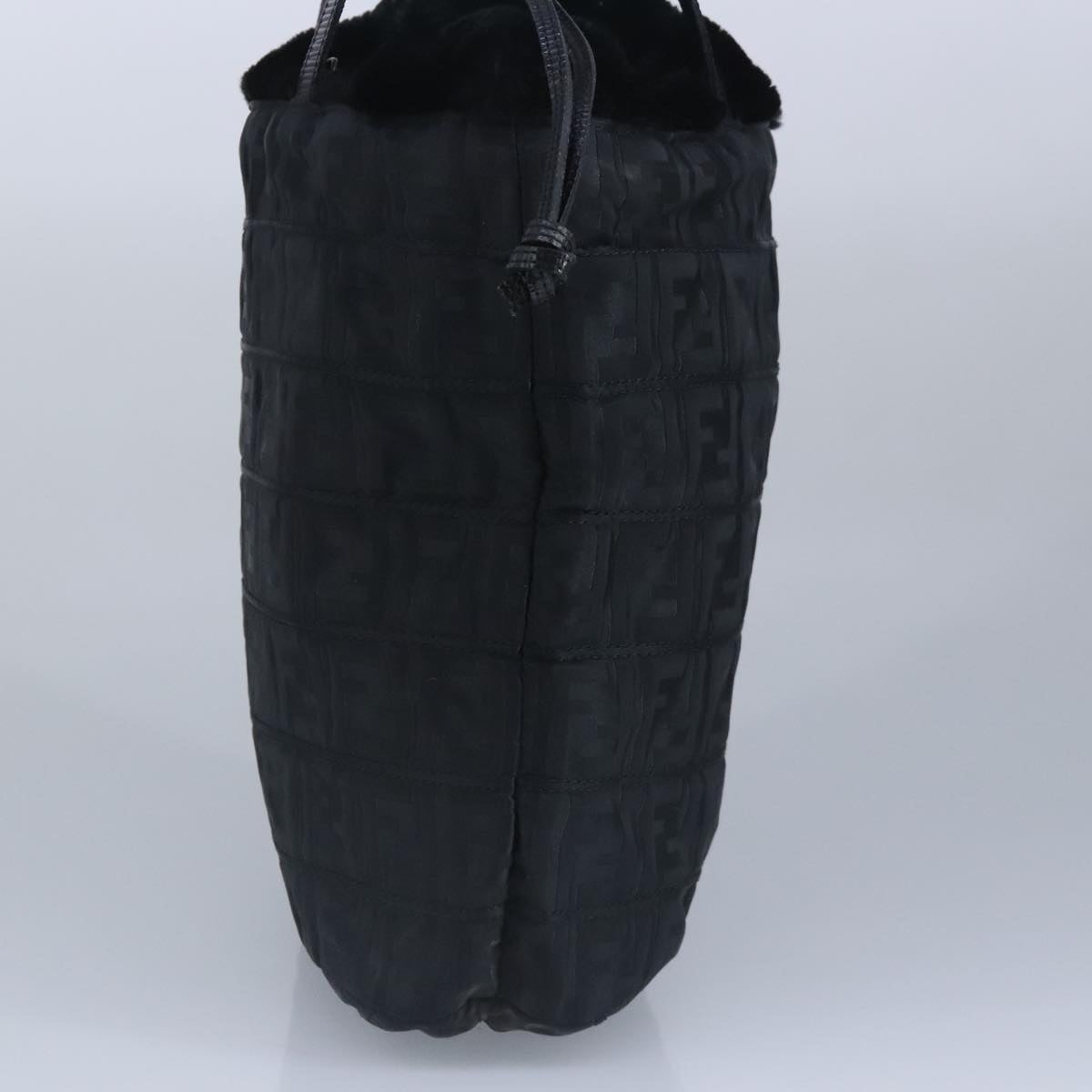 Fendi Black Canvas Handbag ()