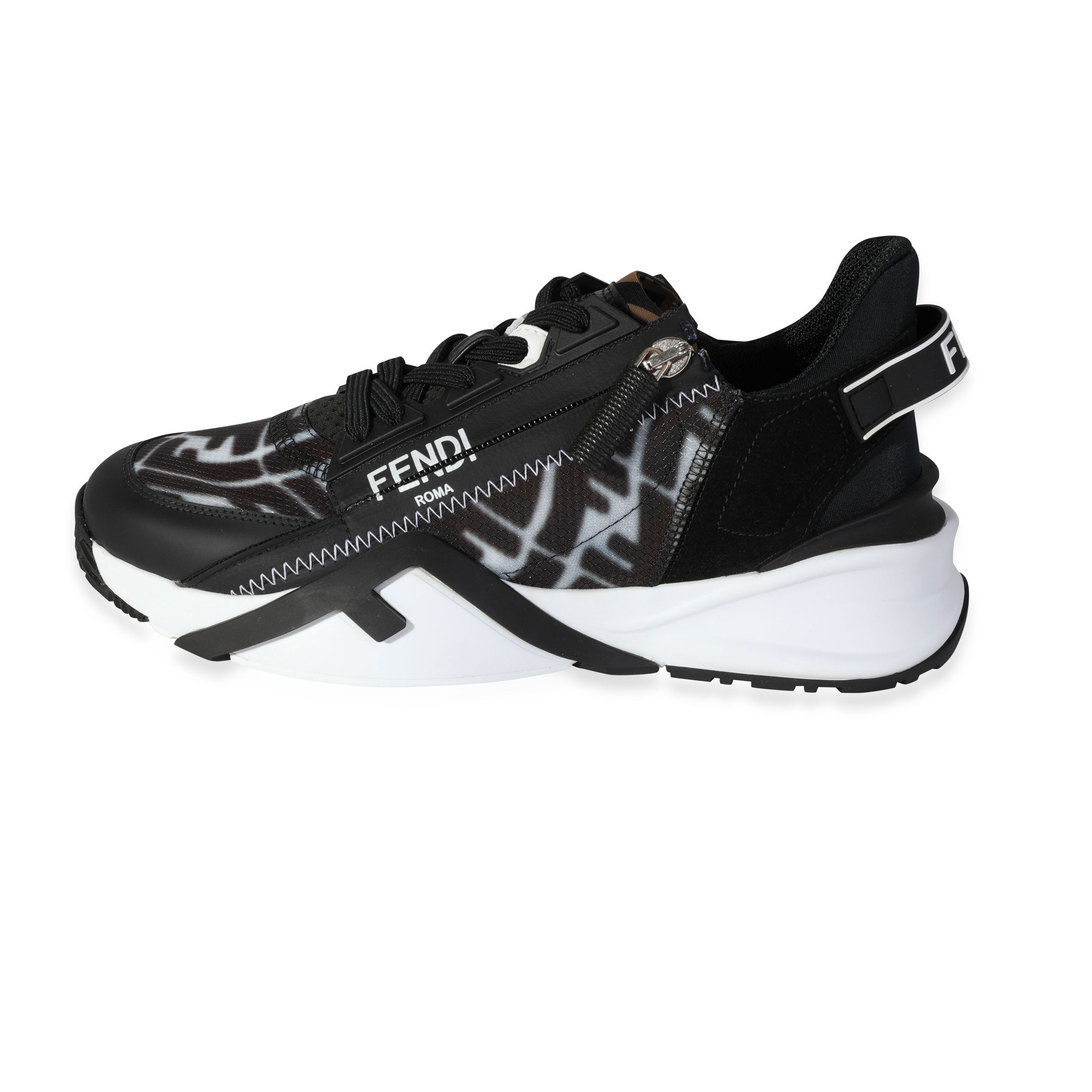 Fendi - Fendi Wmns Flow FF Motif Low Black (37 EUR)