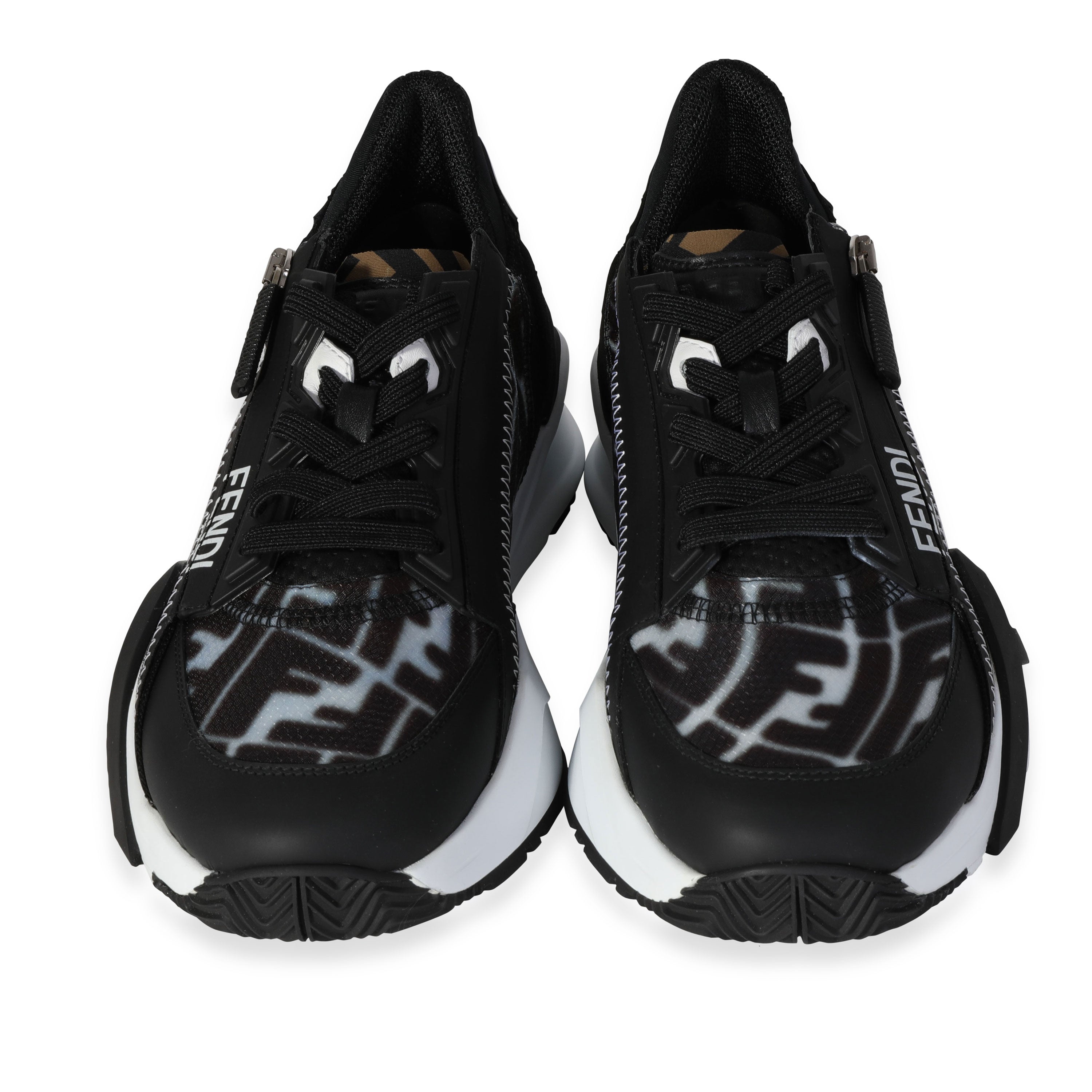 Fendi - Fendi Wmns Flow FF Motif Low Black (37 EUR)