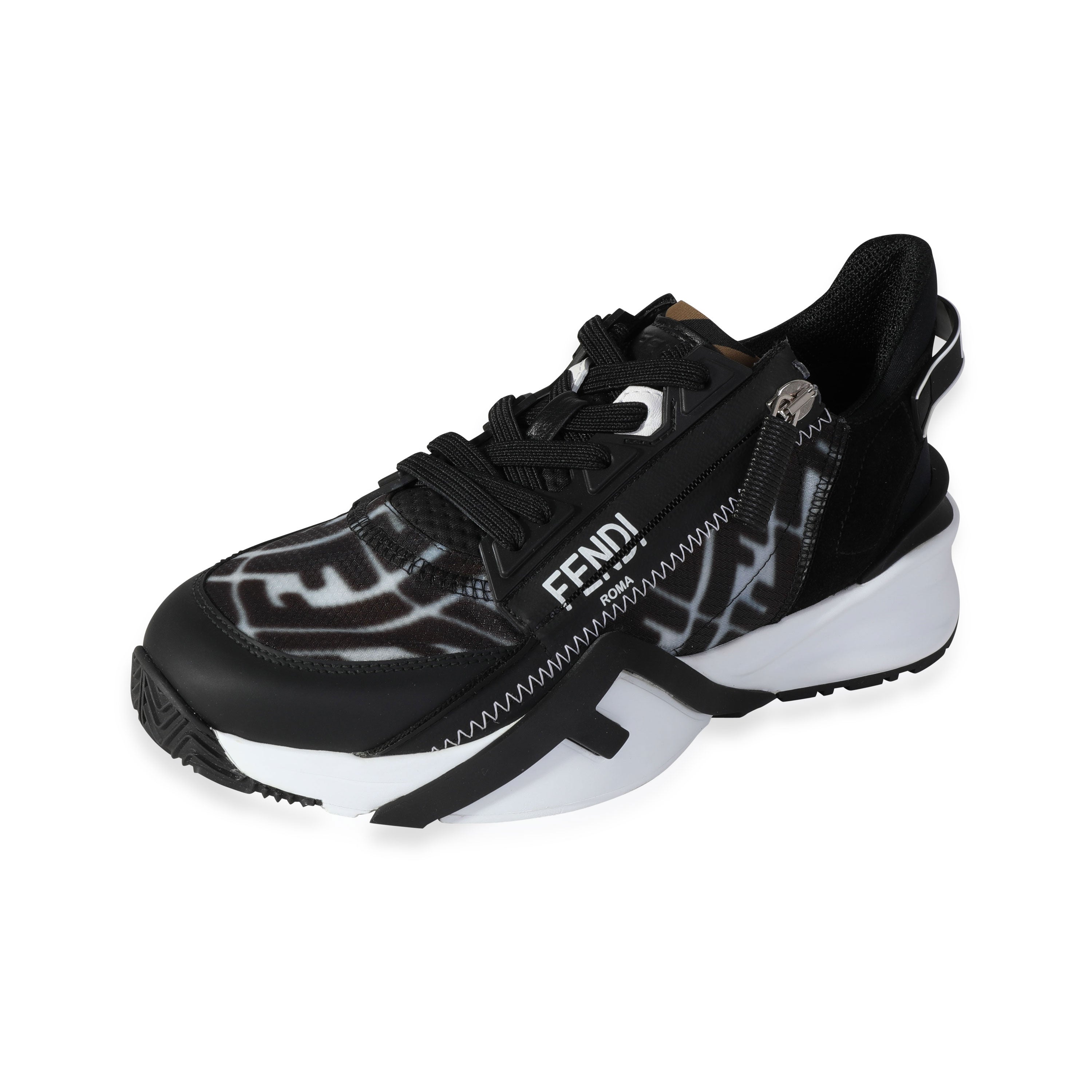 Fendi - Fendi Wmns Flow FF Motif Low Black (37 EUR)