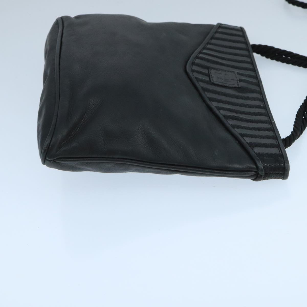 Fendi Black Leather Shoulder Bag ()