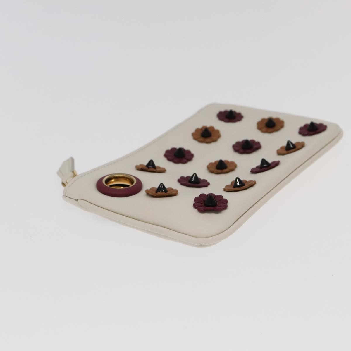 Fendi Triplet Multicolour Leather Clutch Bag ()