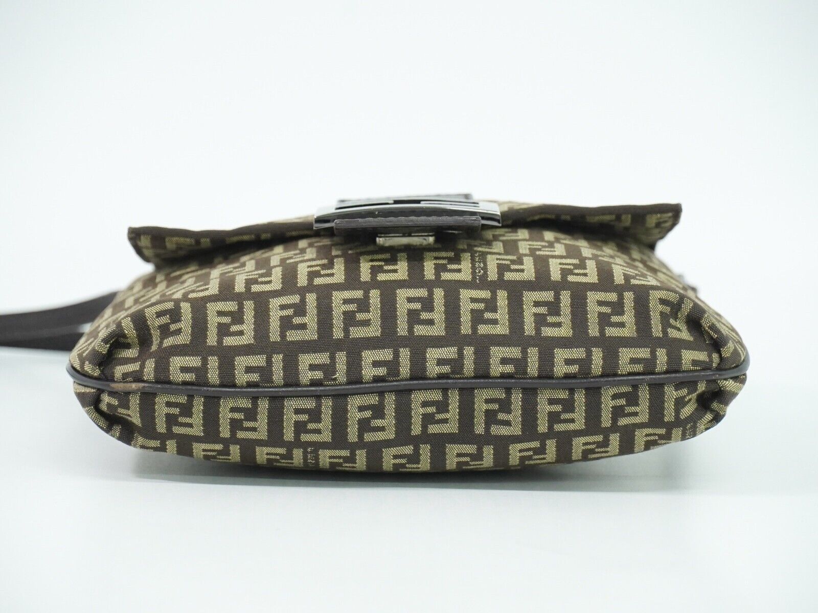 Fendi Khaki Canvas Handbag ()