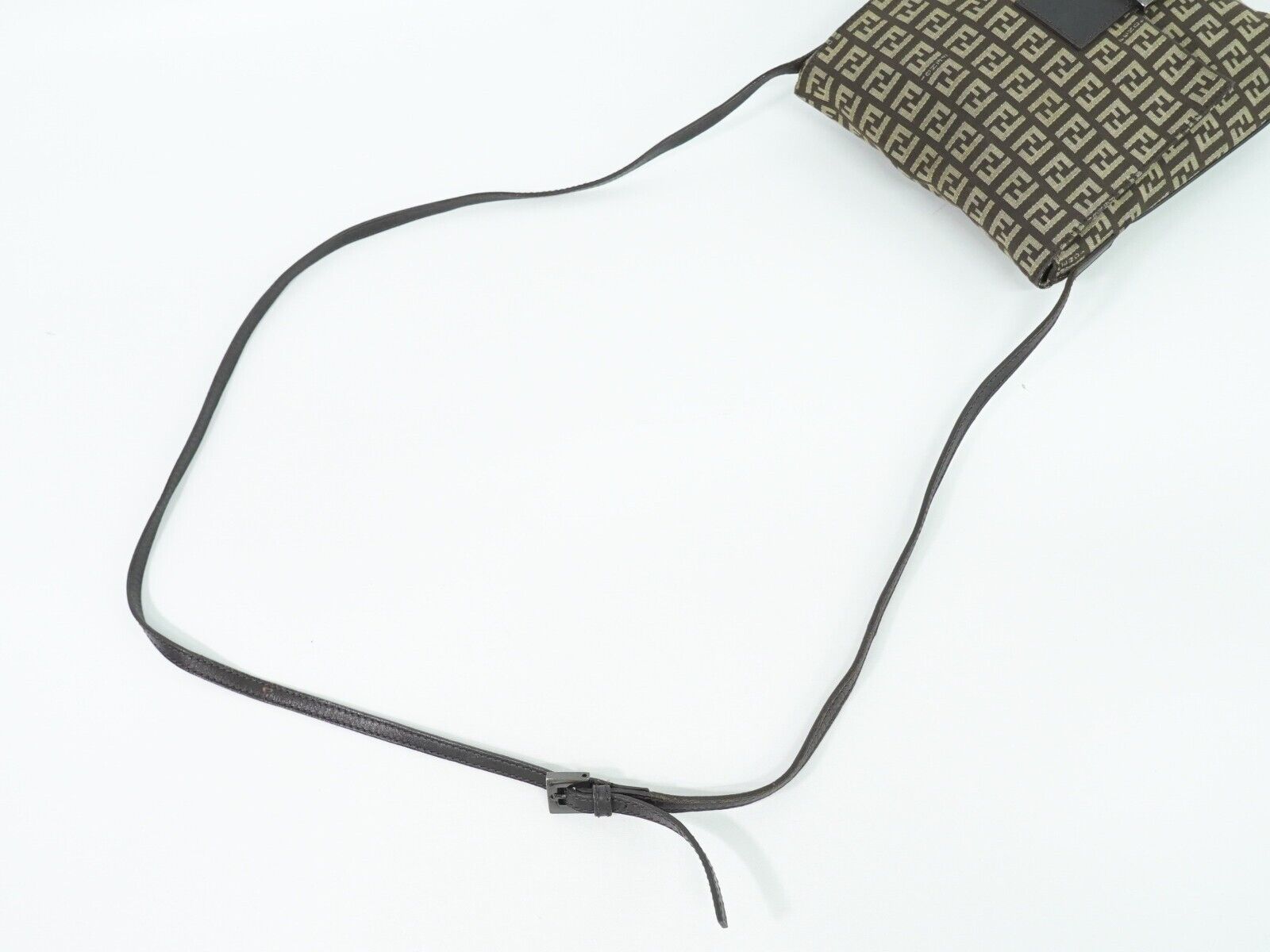 Fendi Khaki Canvas Handbag ()