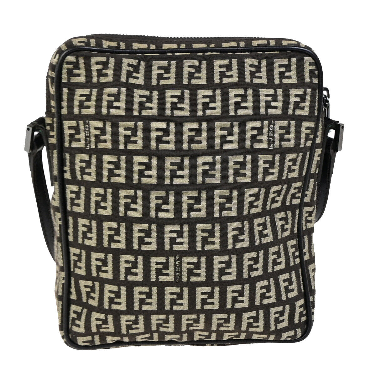 Fendi Brown Canvas Shoulder Bag ()
