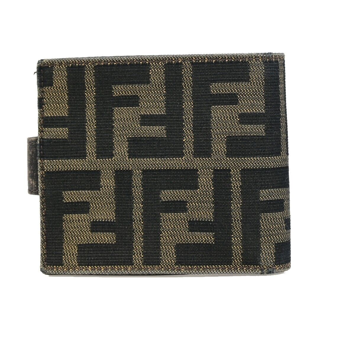 Fendi -- Brown Canvas Wallet ()