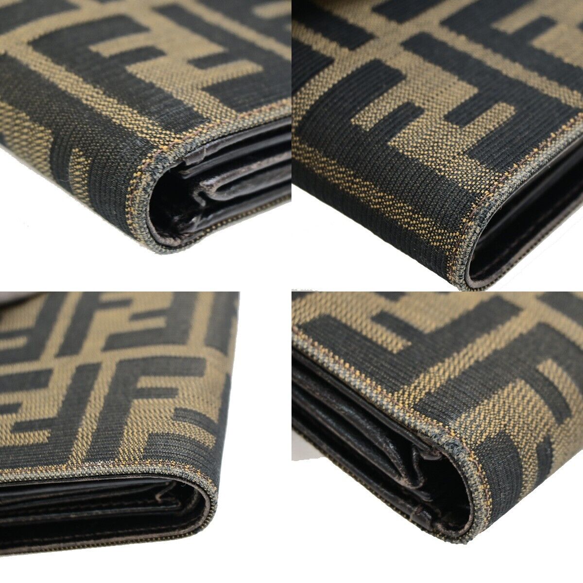 Fendi -- Brown Canvas Wallet ()