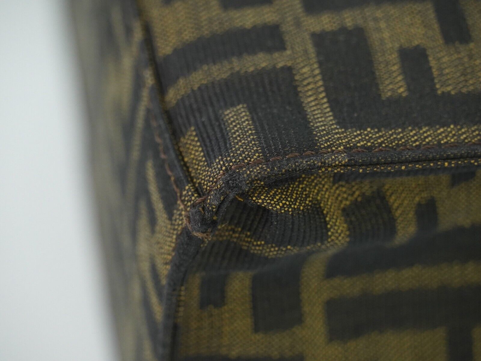 Fendi Brown Canvas Handbag ()