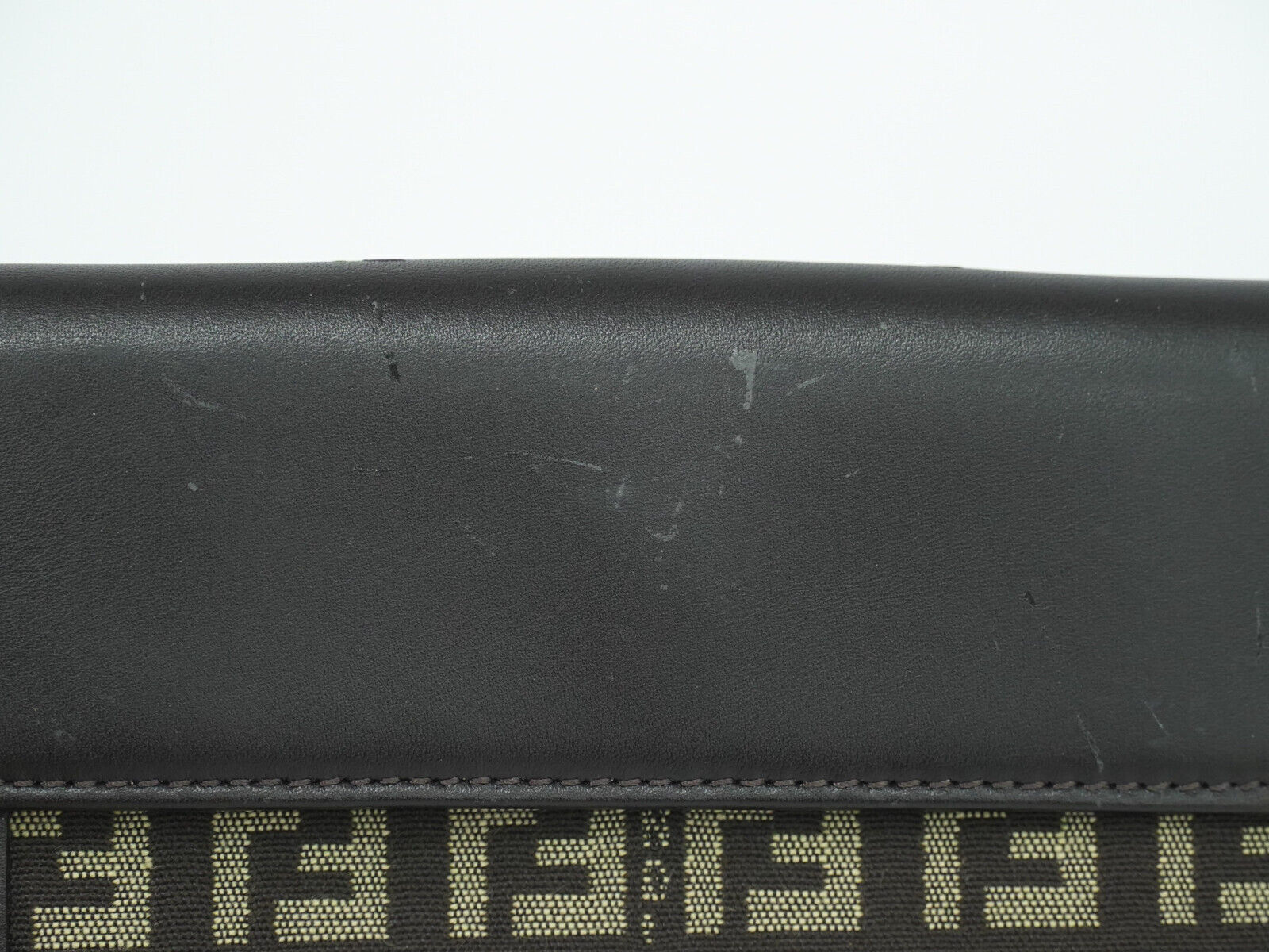 Fendi Brown Canvas Wallet ()
