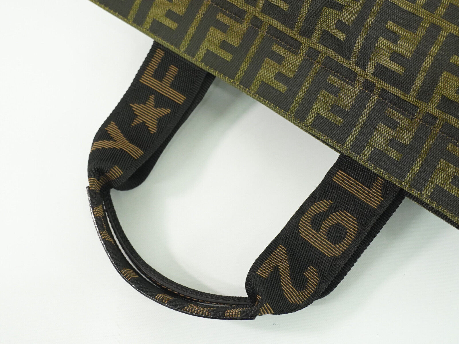 Fendi Brown Canvas Handbag ()